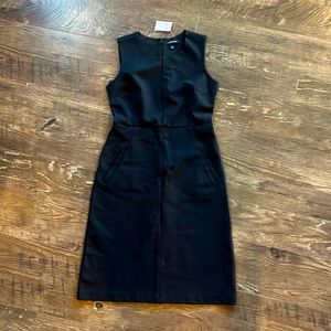 Womens Lands End Black Dress NEW size 2
